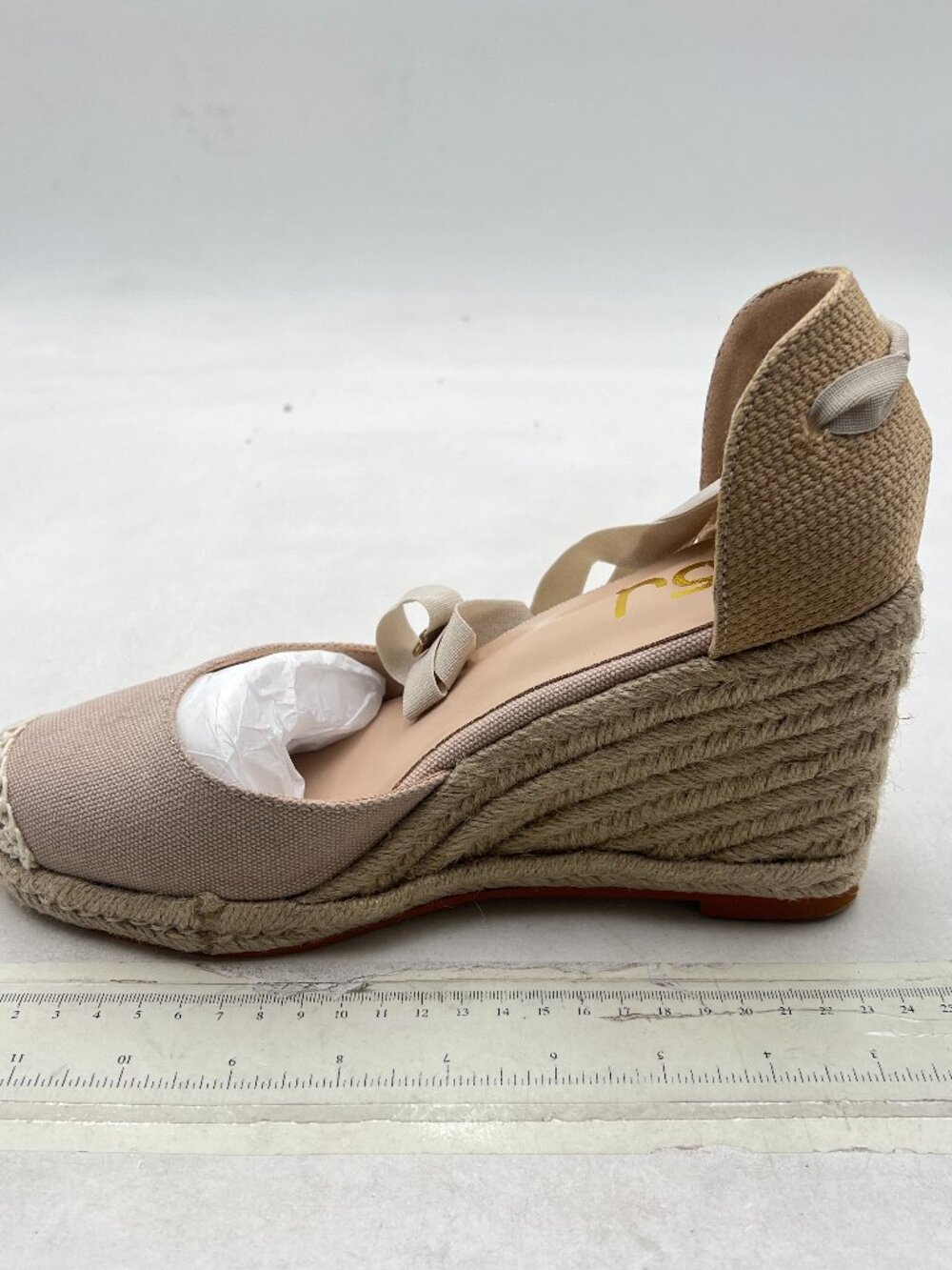 FSJ Women Closed Toe Espadrilles Dressy Wedge Sandal Ankle Wrap High Heels Shoes